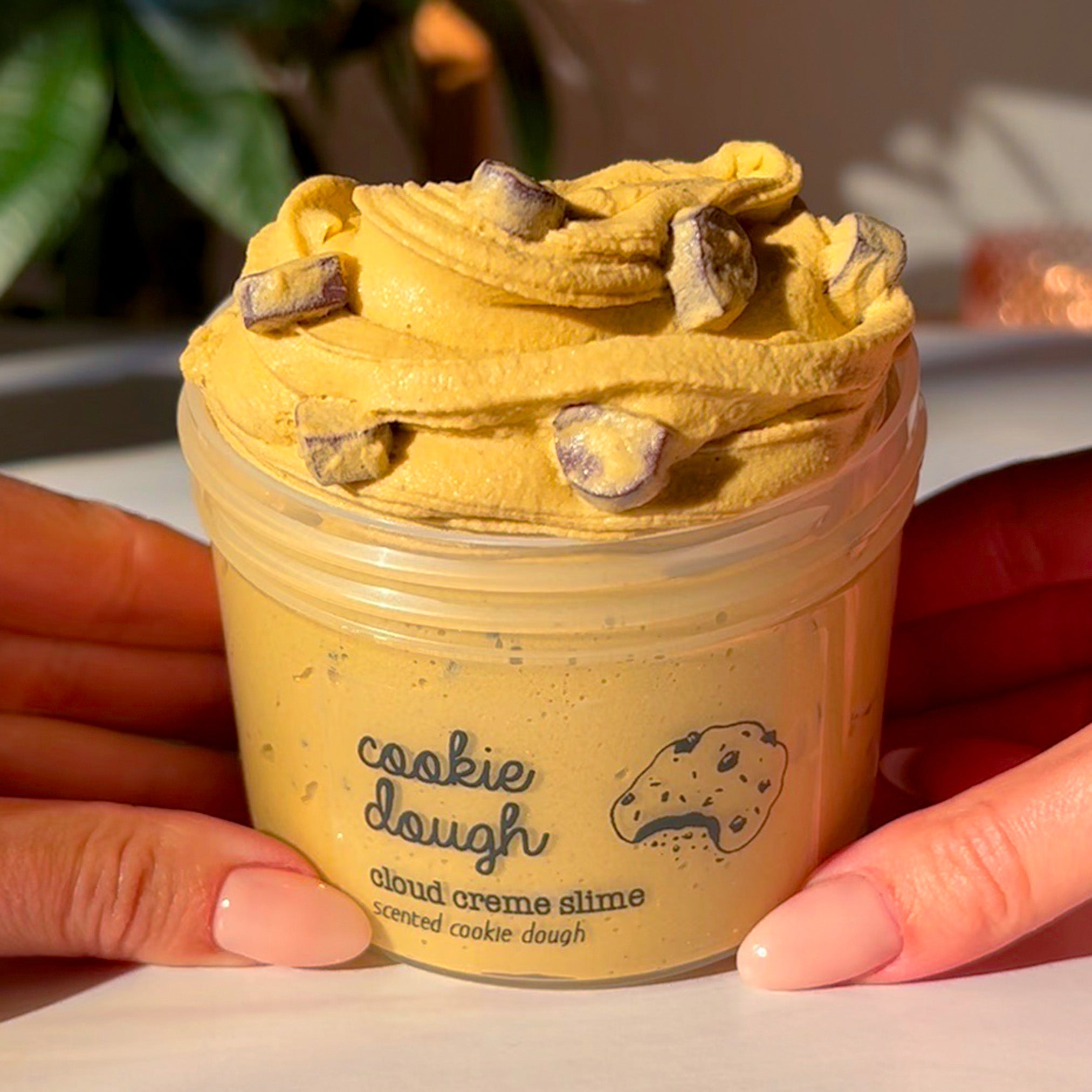 Cookie Dough Cloud Creme Dessert Sweets Beige Slime Fantasies Shop 9oz Front View