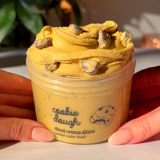 Cookie Dough Cloud Creme Dessert Sweets Beige Slime Fantasies Shop 9oz Front View