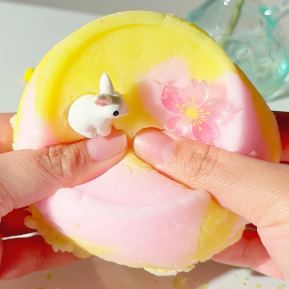 Cottontail Garden Yellow Pink Icee Fluffy Cloud Slime Fantasies Shop Unboxed Squeeze