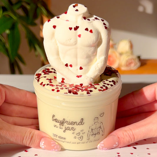 Boyfriend In A Jar Valentines Day Slime Fantasies Shop 9oz Front View