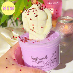 Boyfriend In A Jar Valentines Day Slime Fantasies Shop 9oz Front View Tilted