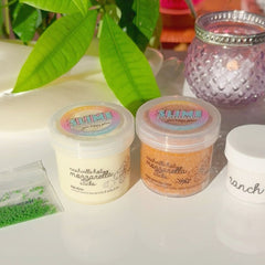 Nashville Hot Mozzarella Sticks Savory DIY Slime Kit Slime Fantasies Shop Front View Set Components