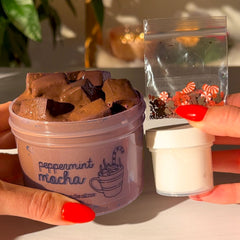 Peppermint Mocha Christmas Winter Jelly Cube Slime Fantasies Shop Set
