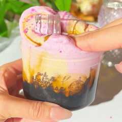 Pink Milk Shaken Espresso Pink Cream Brown DIY Clear Butter Slime Slime Fantasies Shop Push