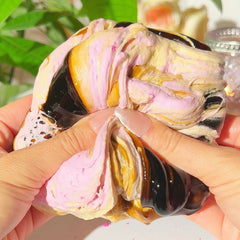 Pink Milk Shaken Espresso Pink Cream Brown DIY Clear Butter Slime Slime Fantasies Shop Squeeze 2
