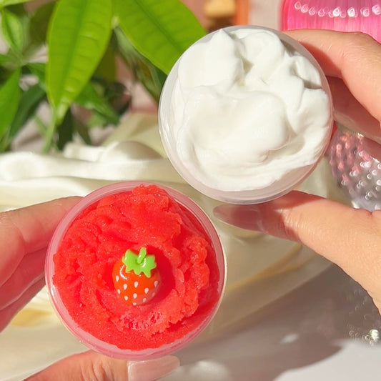 Duo - Strawberries & Cream Slime Duo
