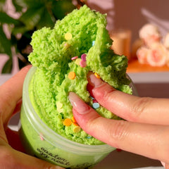 Easter Egg Nest Green Snow Fizz Slime Easter Slime Fantasies Shop 9oz Push