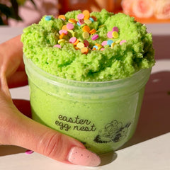 Easter Egg Nest Green Snow Fizz Slime Easter Slime Fantasies Shop 9oz Topish View