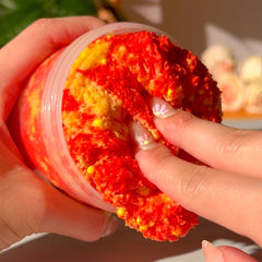 Fireplace Crackles Red Orange Yellow Cabin Snow Fizz Slime Fantasies Shop 9oz Push