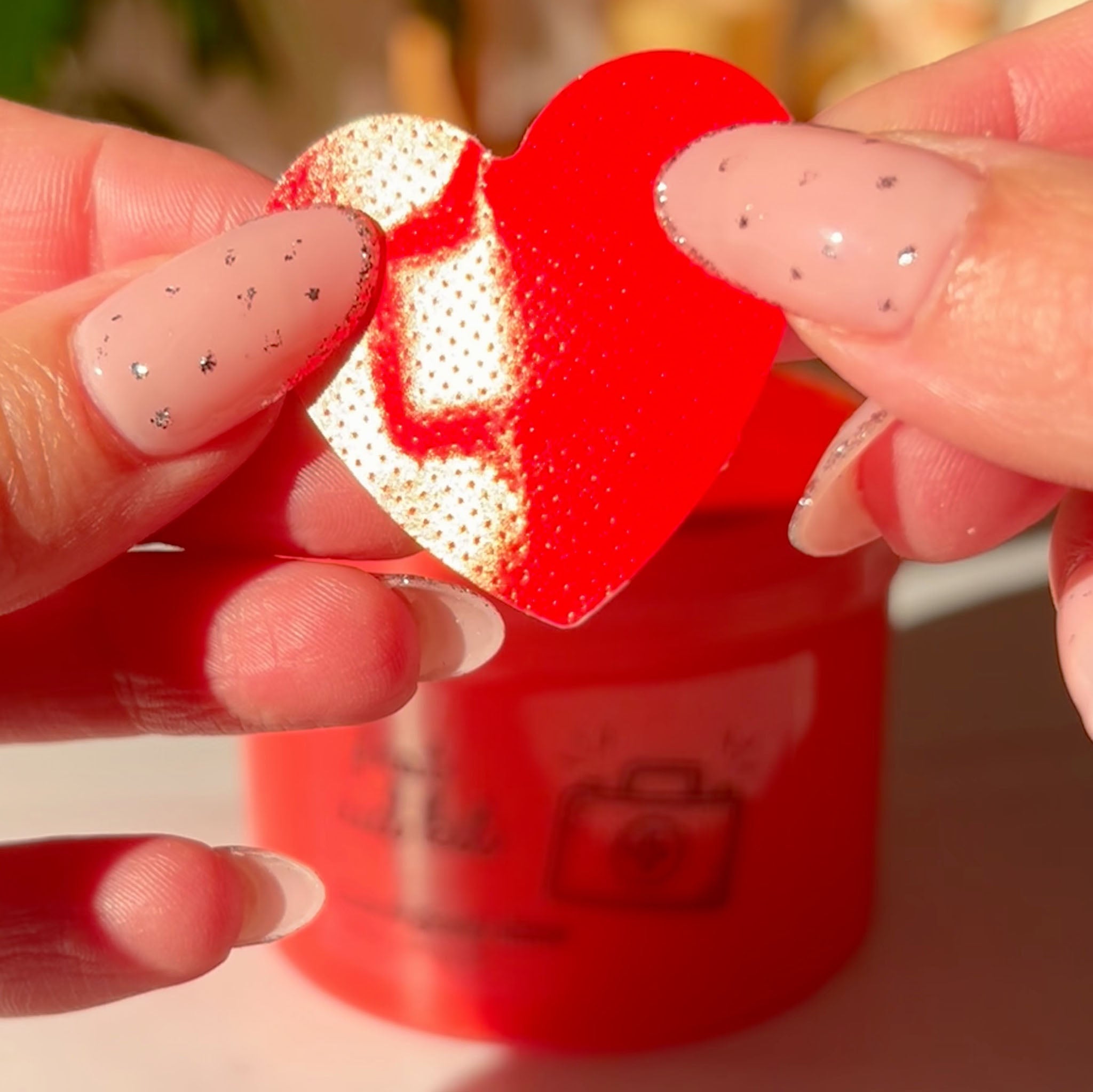 First Aid Kit Red Thick and Glossy Slime Emergency Kit Fantasies Shop 9oz Heart
