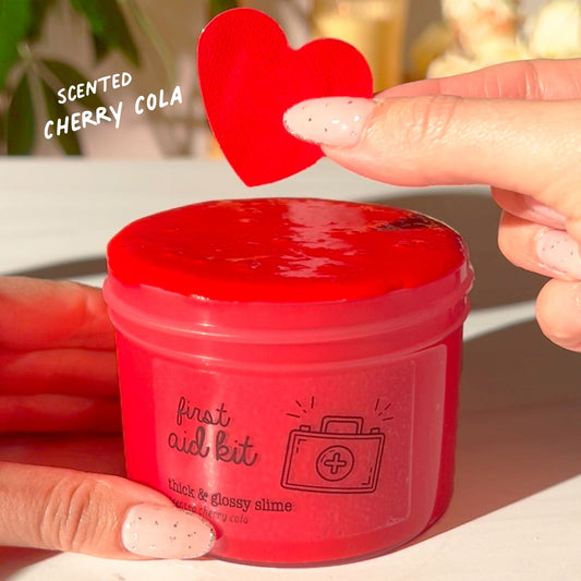 First Aid Kit Red Thick and Glossy Slime Emergency Kit Fantasies Shop 9oz Set