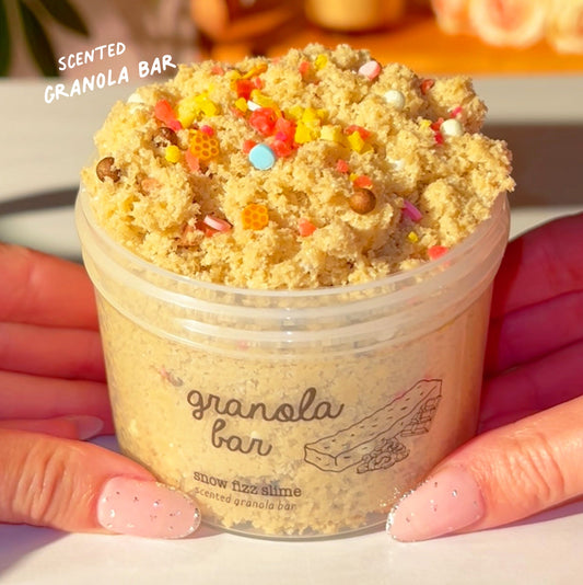 Granola Bar Brown Rainbow Snow Fizz Slime Emergency Kit Fantasies Shop 9oz Front View