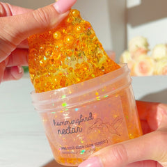 Hummingbird Nectar Enchanted Garden Orange Golden Bead Bomb Slime Slime Fantasies Shop 9oz Pull