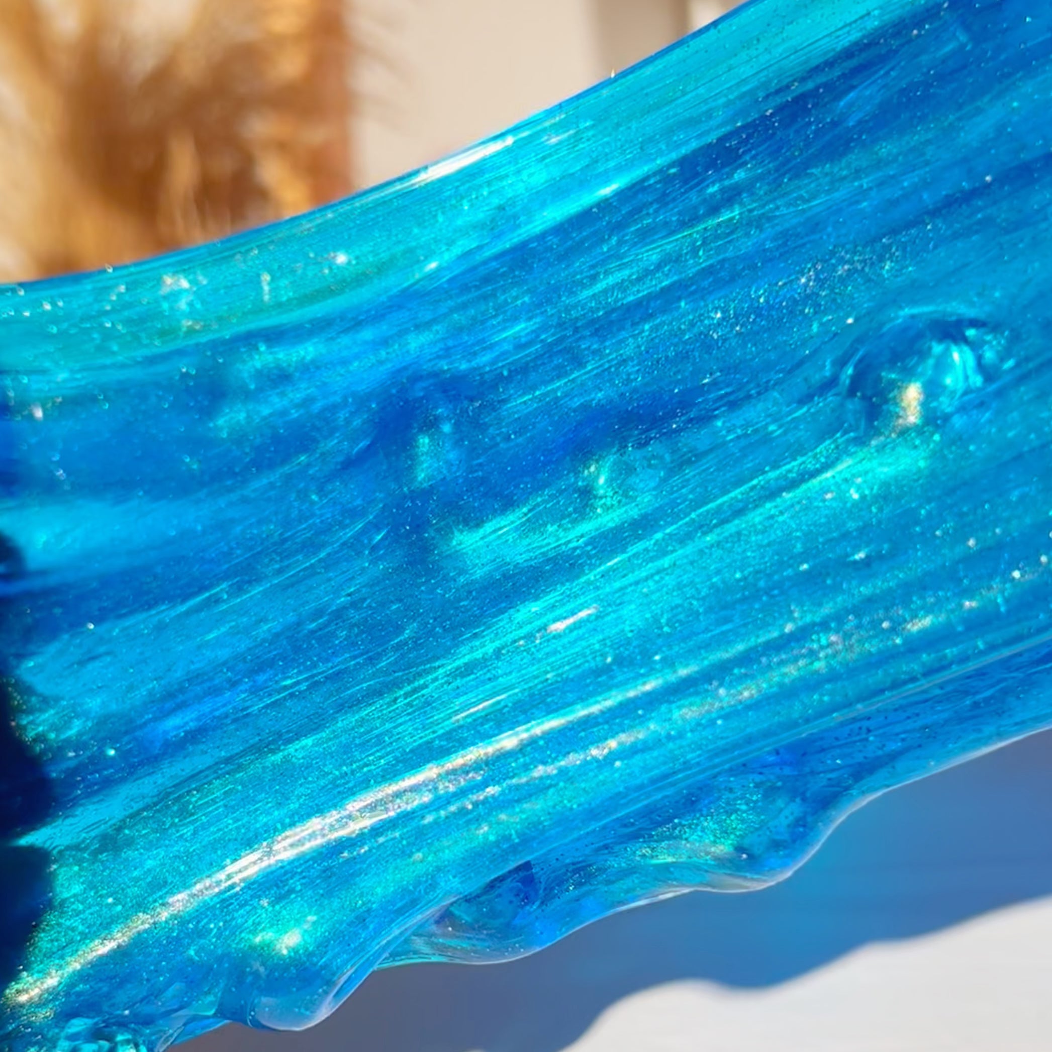 King Tuts Lost Treasure Egypt Blue Lapis Lazuli Clear Pigmented Slime Slime Fantasies Shop Stretch 2