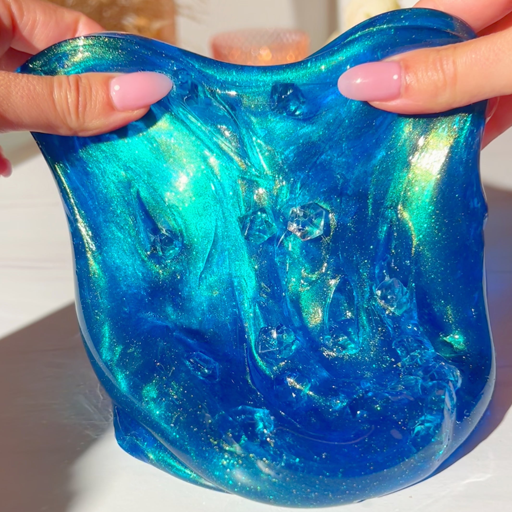 King Tuts Lost Treasure Egypt Blue Lapis Lazuli Clear Pigmented Slime Slime Fantasies Shop Pulls
