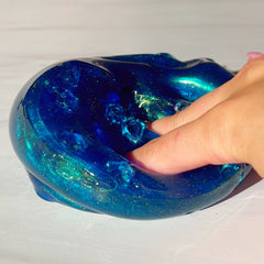 King Tuts Lost Treasure Egypt Blue Lapis Lazuli Clear Pigmented Slime Slime Fantasies Shop Squish
