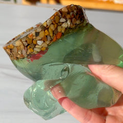 Koi Pond Slime (slow stretch + slightly foggy for authentic look) Clear Slime