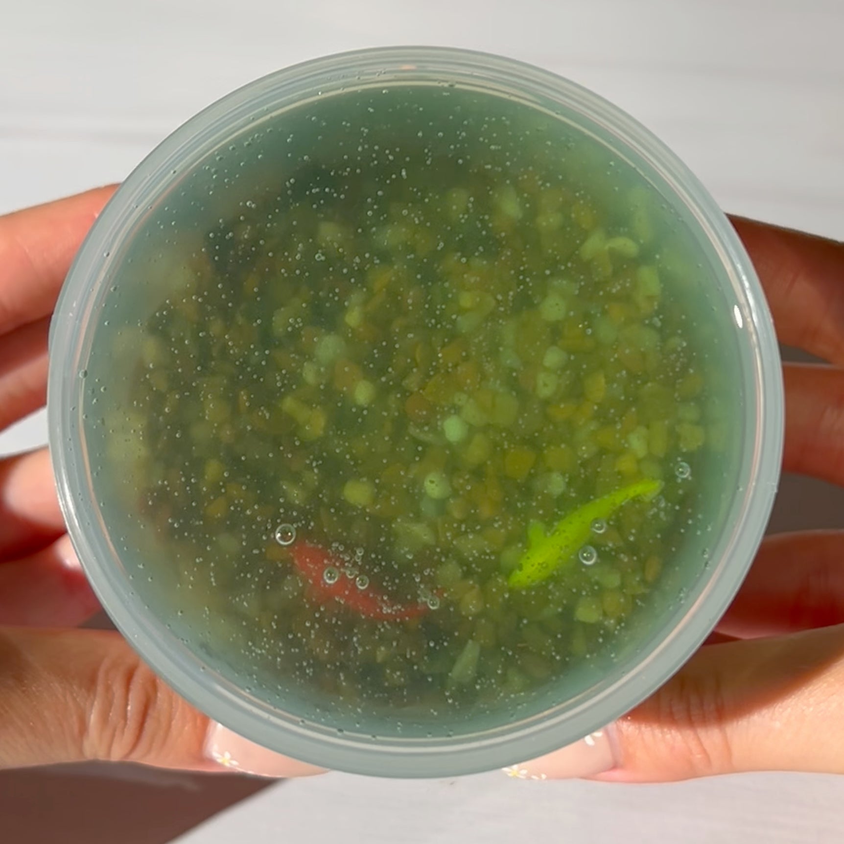 Koi Pond Slime (slow stretch + slightly foggy for authentic look) Clear Slime