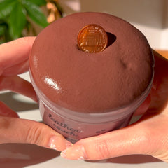 Leather Couch Brown Cabin Glossy Butter Slime Fantasies Shop 9oz Top View