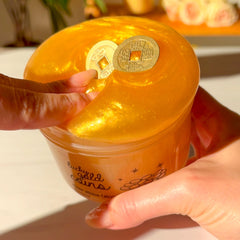 Lucky Gold Coins Clear Unscented Slime Fantasies Shop 9oz Push