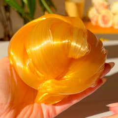 Lucky Gold Coins Clear Unscented Slime Fantasies Shop Swirled