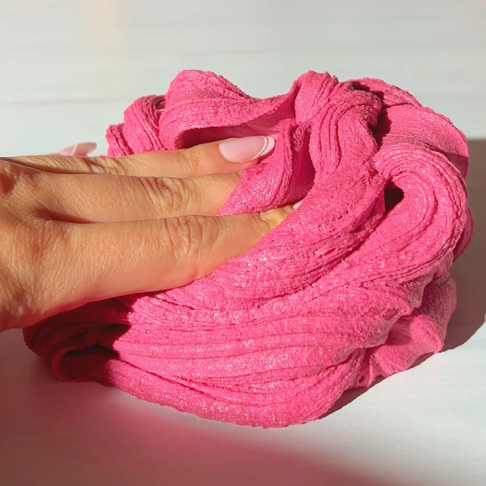 Nail File Nail Salon Magenta Red Pink Sand Slime Slime Fantasies Shop Drizzle Squish