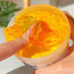 Orange Blossom Raindrop Soil Enchanted Garden Orange White Cloud Creme Slime Slime Fantasies Shop 9oz Push