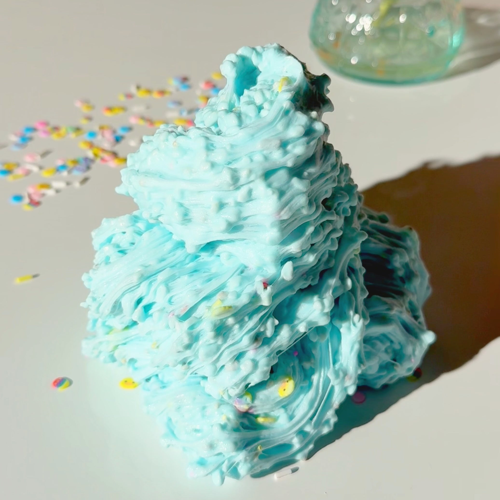 Peeps Mallow Treat Pastel Blue Creamy Perlite Slime Fantasies Shop Swirl Layered