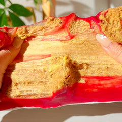 Raspberry Crumble Coffee Cake Pink Beige White Cloud Creme Slime Cozy Coffee Shop Slime Fantasies Shop Unboxed Stretch