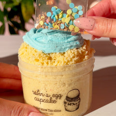 Robins Egg Cupcake Blue Cake Butter Snow Fizz Slime Easter Slime Fantasies Shop 9oz Set