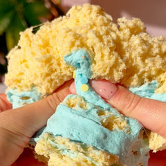 Robins Egg Cupcake Blue Cake Butter Snow Fizz Slime Easter Slime Fantasies Shop Swirled Squeeze