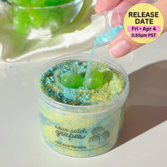 Sour Patch Grapes Blue Green Sand Fizz Slime Fantasies Shop Assembly Sprinkles