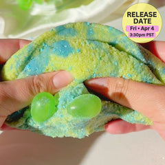 Sour Patch Grapes Blue Green Sand Fizz Slime Fantasies Shop Squeeze