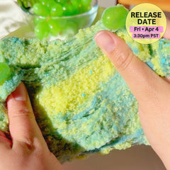 Sour Patch Grapes Blue Green Sand Fizz Slime Fantasies Shop Stretch