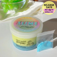 Sour Patch Grapes Blue Green Sand Fizz Slime Fantasies Shop 9oz Components