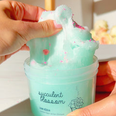 Succulent Blossom Enchanted Garden Teal Icee Slime Slime Fantasies Shop 9oz Pull