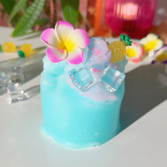 The Blue Lagoon Turquoise Icee Slime Sugarfoam Island Fruity Pineapple Scented Slime Fantasies Shop Unboxed