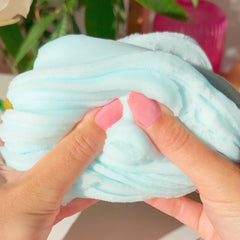 The Blue Lagoon Turquoise Icee Slime Sugarfoam Island Fruity Pineapple Scented Slime Fantasies Shop Swirled Squeeze