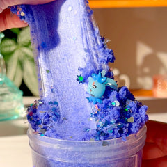 Winter Stargazing Baby Axolotl Icee Cloud Slime Fantasies Shop 9oz Pull2