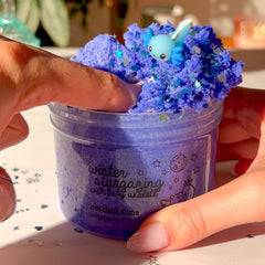 Winter Stargazing Baby Axolotl Icee Cloud Slime Fantasies Shop 9oz Push