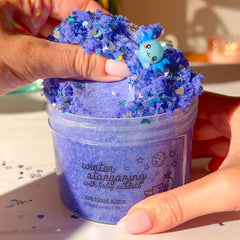 Winter Stargazing Baby Axolotl Icee Cloud Slime Fantasies Shop 9oz Pull1