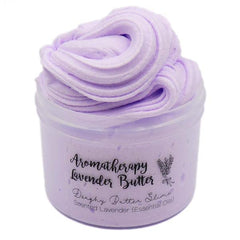 Aromatherapy Lavender Butter Purple Essential Oil Butter Slime Fantasies 8oz Front View