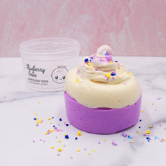Blueberry Babe Purple Yellow Sprinkles Fruity Fruit Creamy Soft Cloud Creme Slime Fantasies Shop 7oz Unboxed