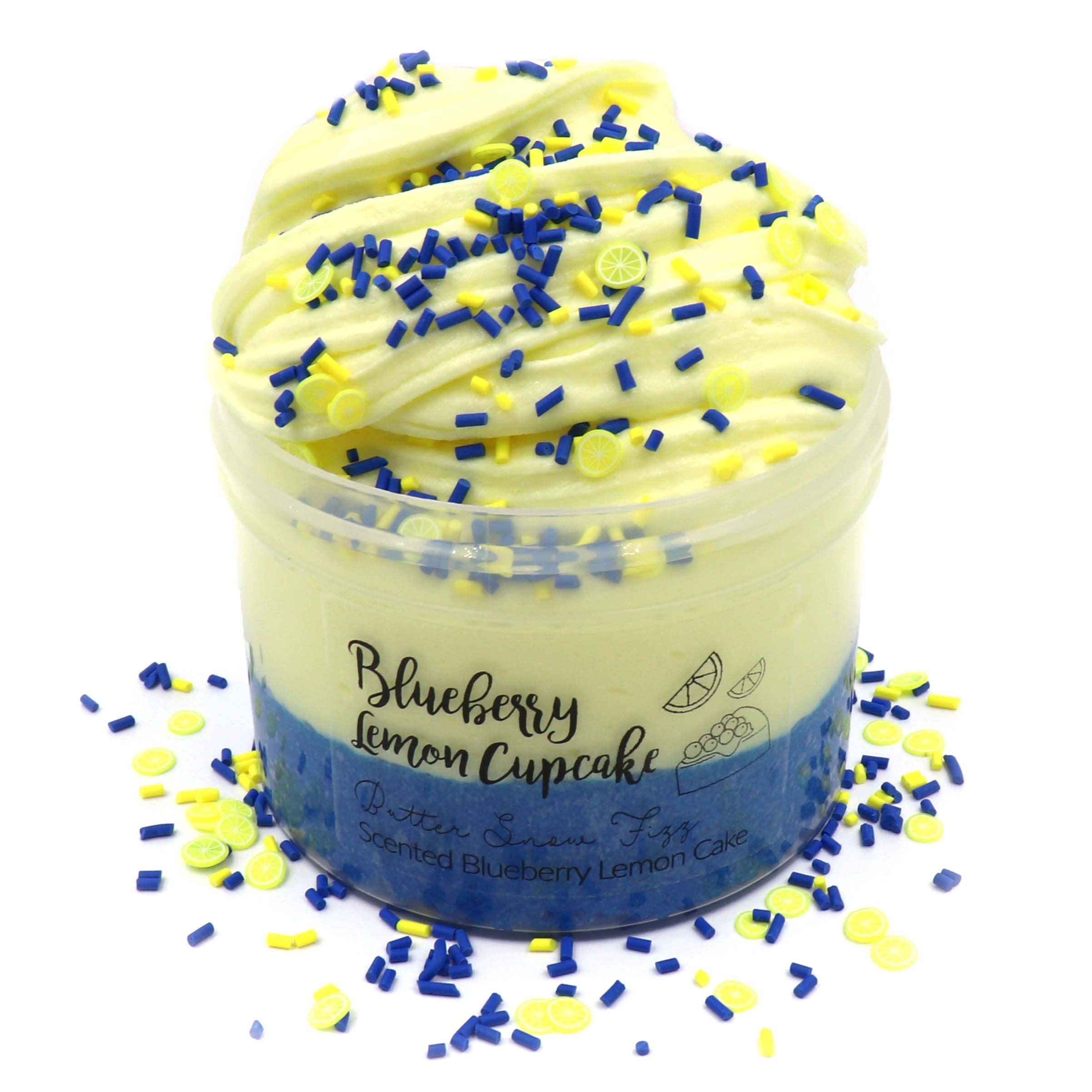 Blueberry Lemon Cupcake Butter Snow Fizz