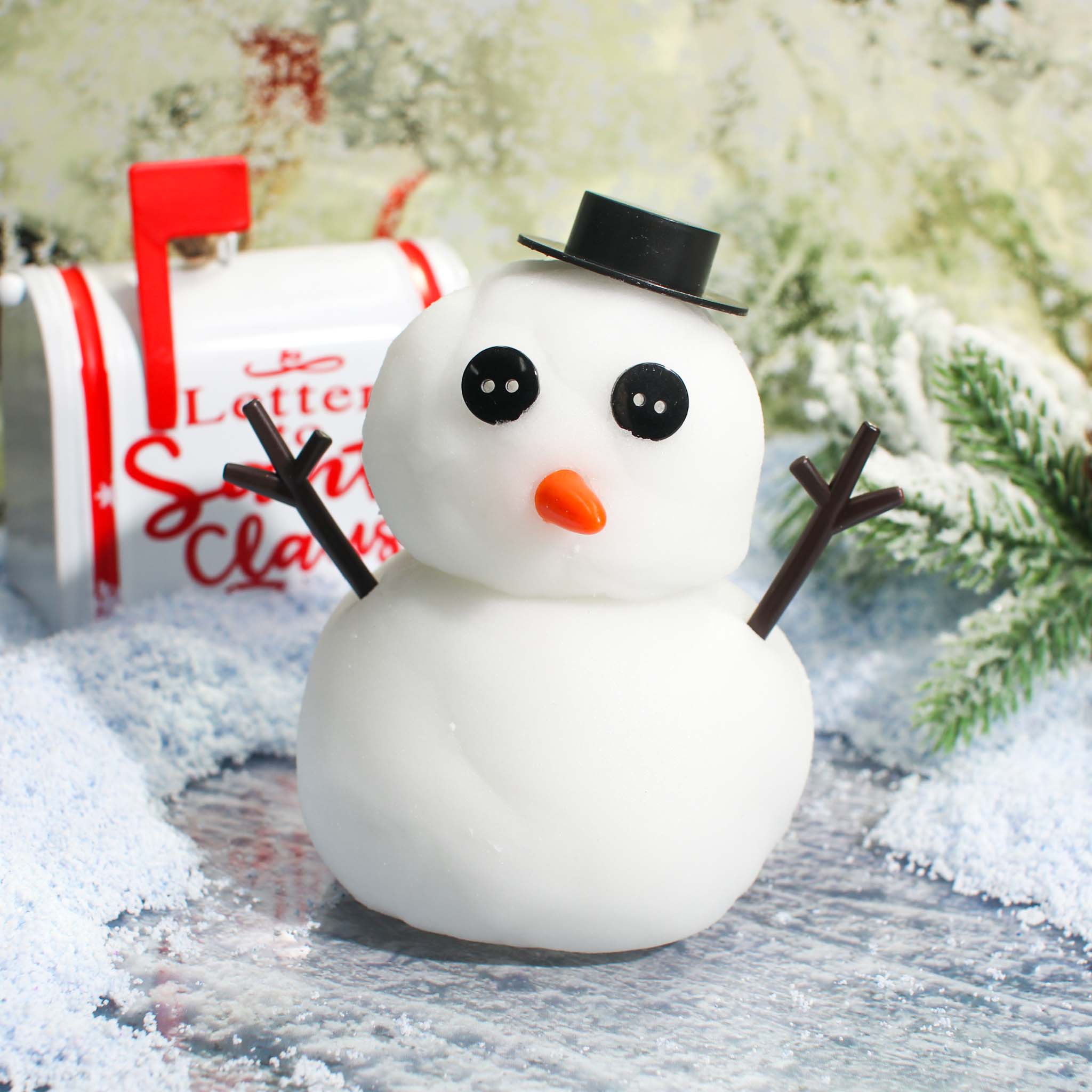 Build Your Own Snowman Christmas Winter White DIY Icee Slime Fantasies Shop Assembled