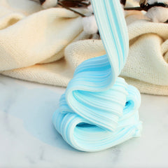 Bye Bye Anxiety Blue Relief Toy Tool Stress Sensory Therapy Dough Aromatherapy Essential Oil Scented Slime Fantasies Shop 7oz Front View Drizzle