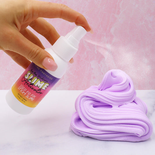Bye Bye Stickiness Slime Activator Spray Fix Sticky Slime Fantasies Shop Spraying Front View