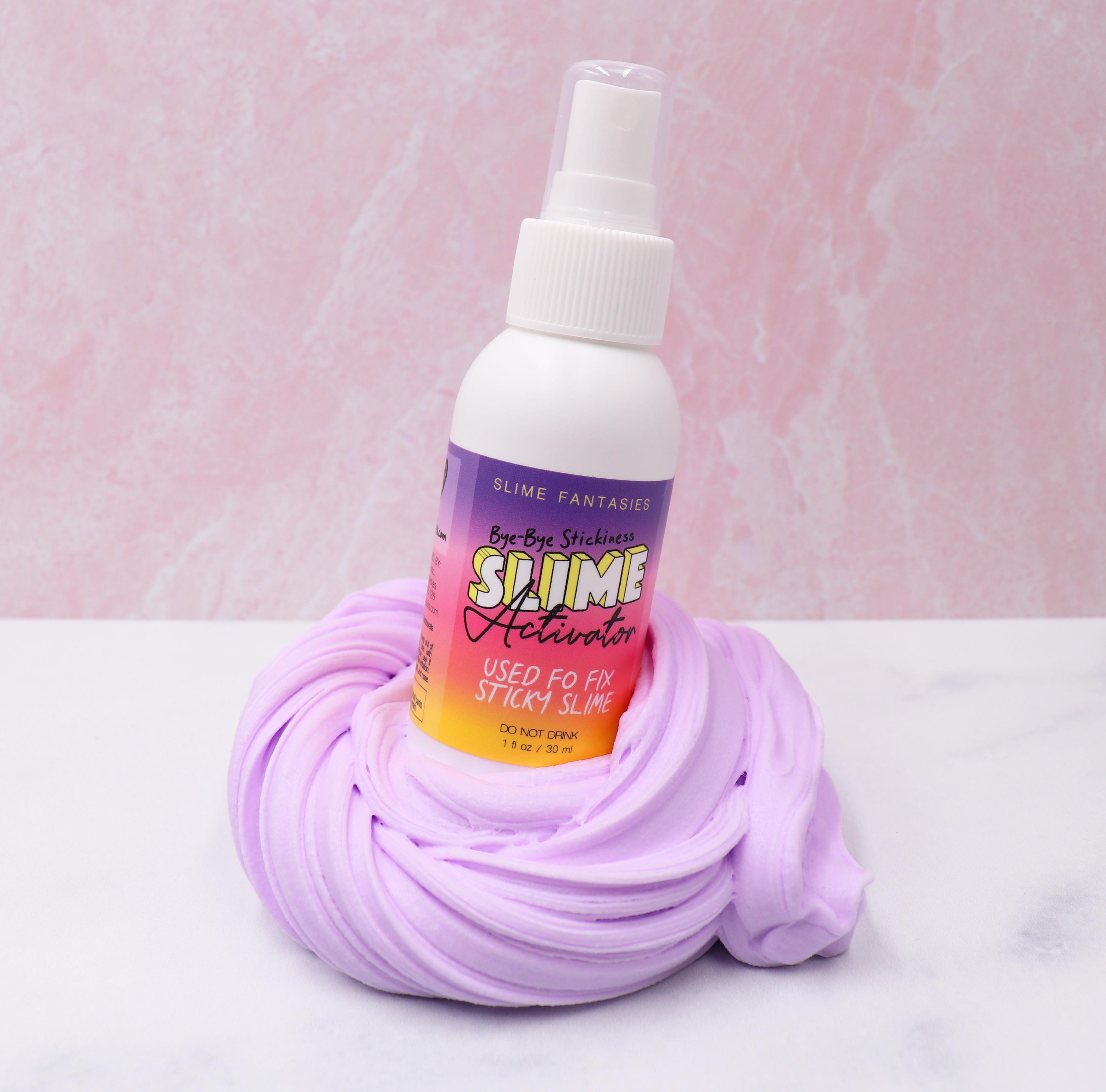 Bye Bye Stickiness Slime Activator Spray Fix Sticky Slime Fantasies Shop With Relax Front View