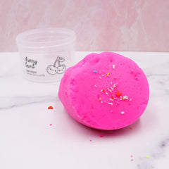 Cherry Bomb Neon Pink Sprinkles Fruity Fruit Soft Icee Slime Fantasies Shop 7oz Unboxed