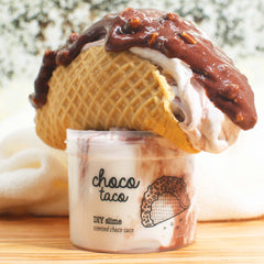 Choco Taco Ice Cream DIY Slime Set DIY Clay Slime Fantasies Shop 5oz Front View